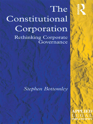 cover image of The Constitutional Corporation